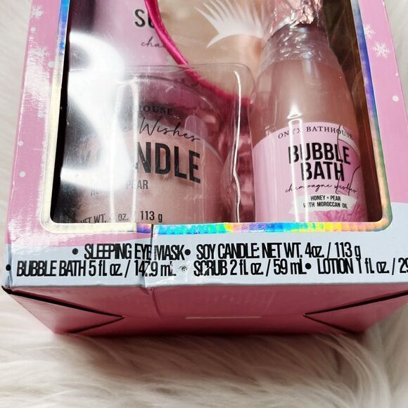 SALE Onyx Bathhouse Womens Self Care 5 Piece Recovery Set Pink - Picture 3 of 3